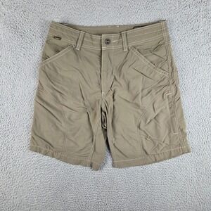 Kuhl Shorts Mens 32 (31) Brown Hiking Cargo Lightweight Fishing Travel